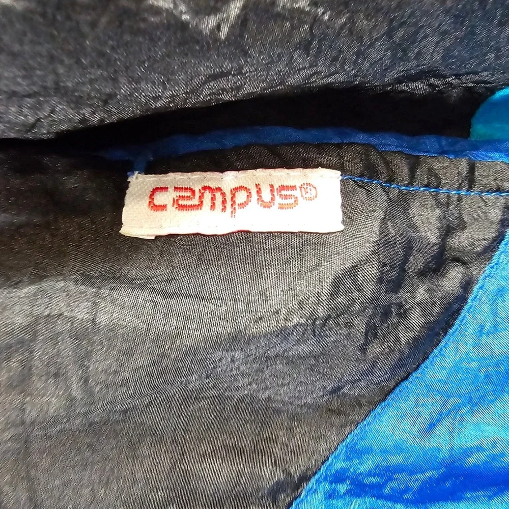 Vintage Esprit by Campus Colorblock Nylon Tracksuit Blue Purple Large 90s Rare‎
